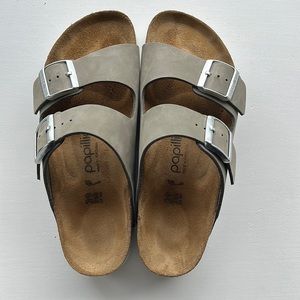 Birkenstock platform Arizona sandals